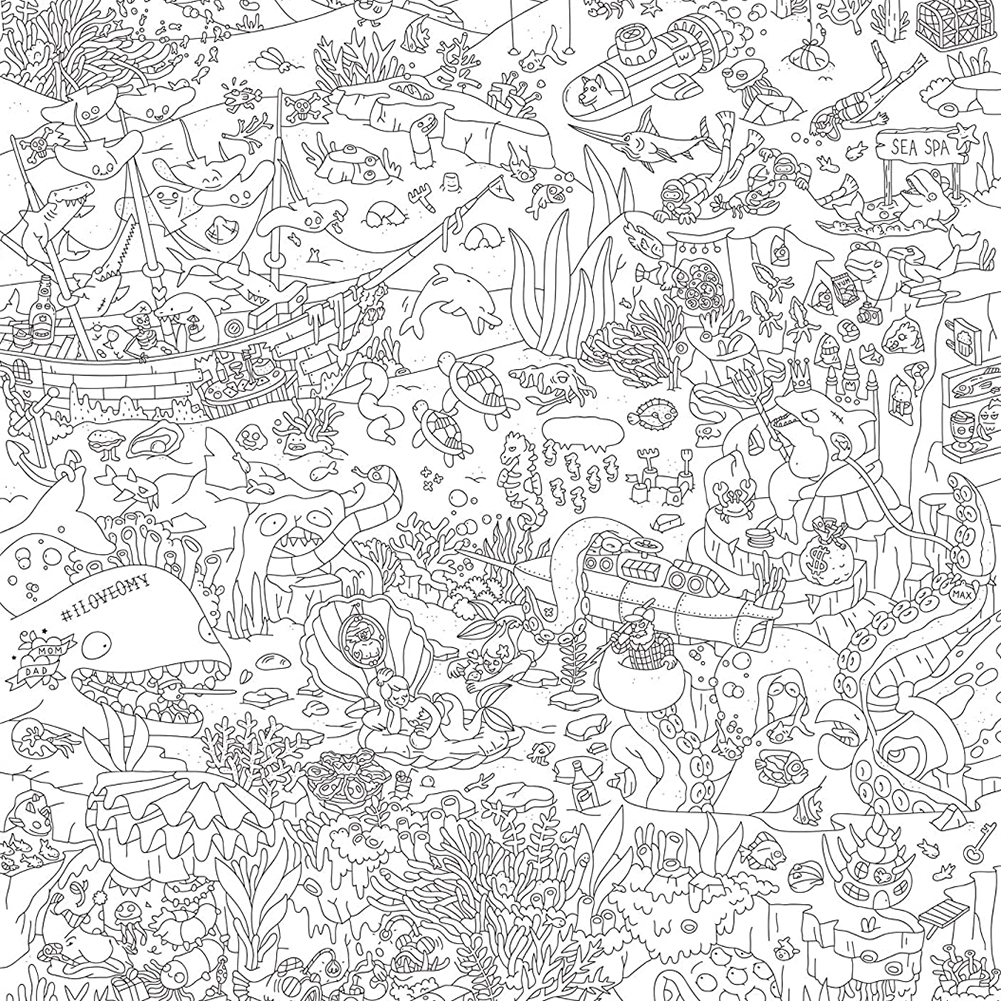 free giant coloring pages