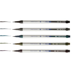 5-Set Thin Line Fude Pens - IPPINKA
